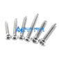 Orthopedic bone screws